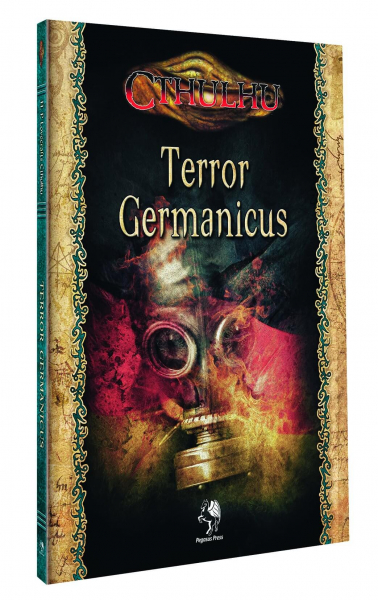 Boxshot des Cthulhu Abenteuerbandes Terror Germanicus von Pegasus Spiele
